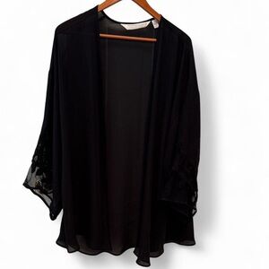 Victoria's Secret Black Sheer Robe